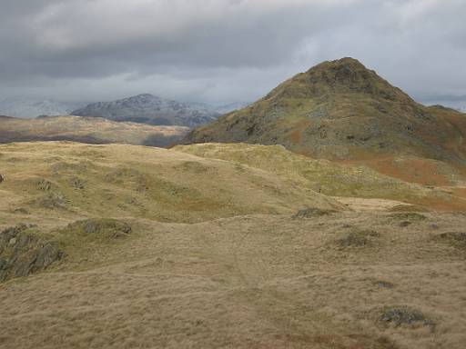 13_56-2.jpg - Stickle Pike with snow covered fells beyond